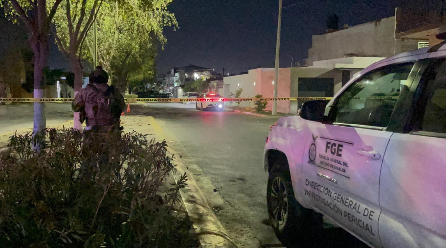 Policía de investigación delimita el sitio del ataque armado
