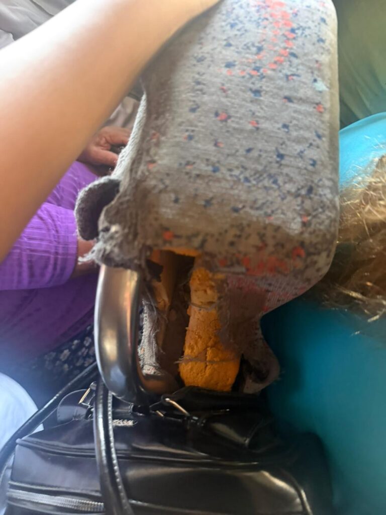 asiento de un camión