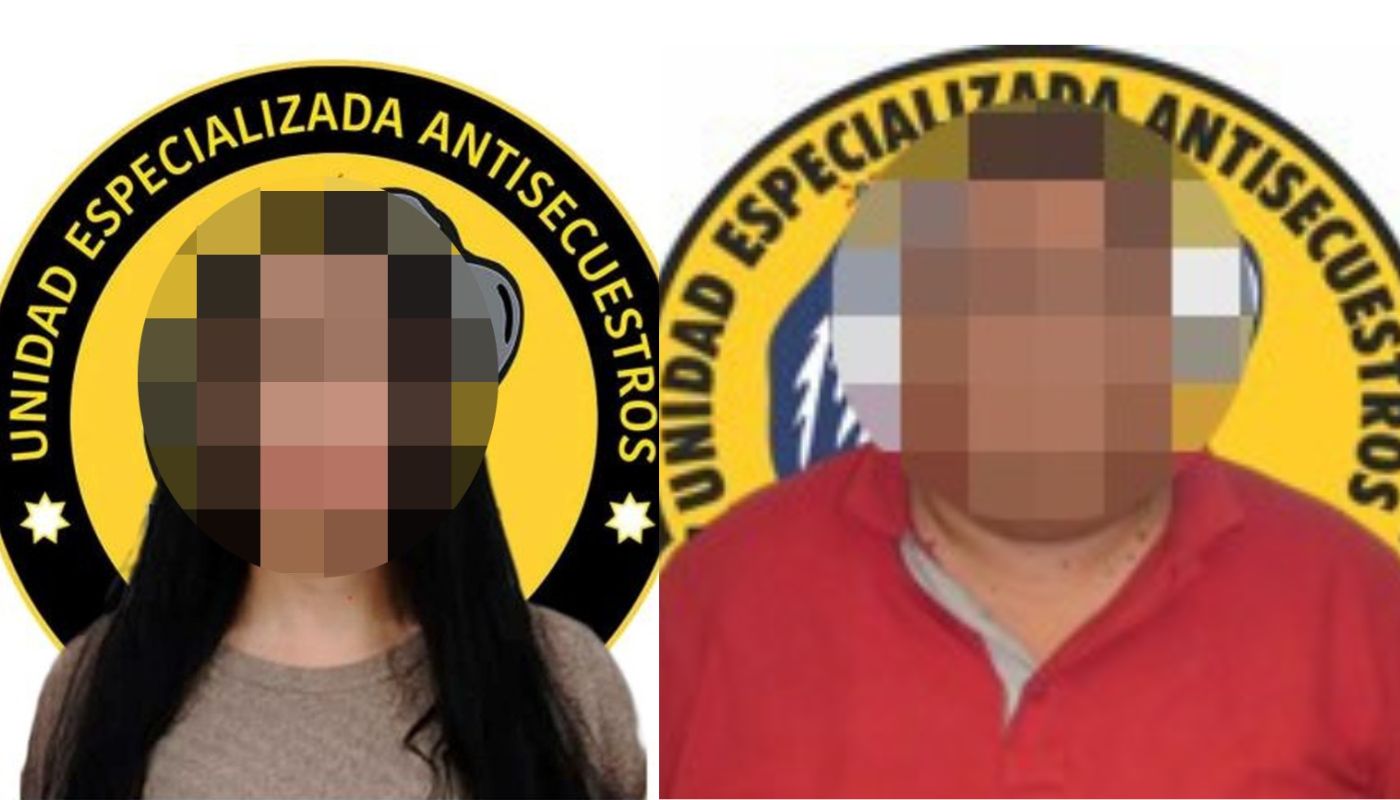Fotografía difuminadas del rostro de secuentradores detenidos en Culiacán