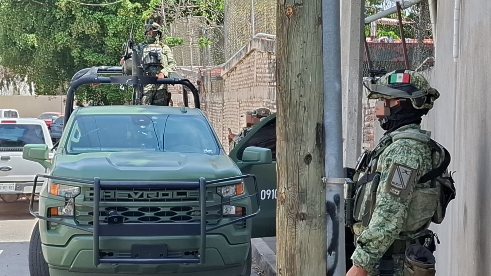 Militares aseguran zona por homicidio