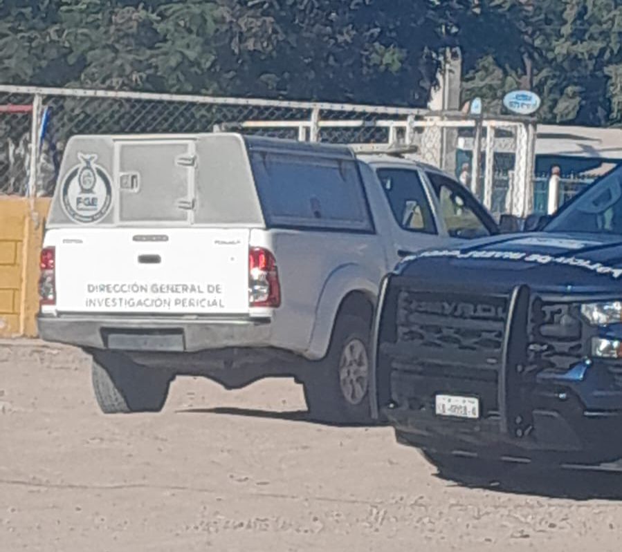 Caamioneta de la Policías investigadores de la Fiscalía General del Estado