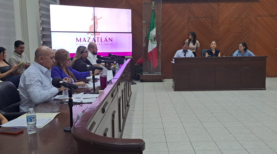 Sesión ordinaria de cabildo del gobierno municipal de Mazatlán