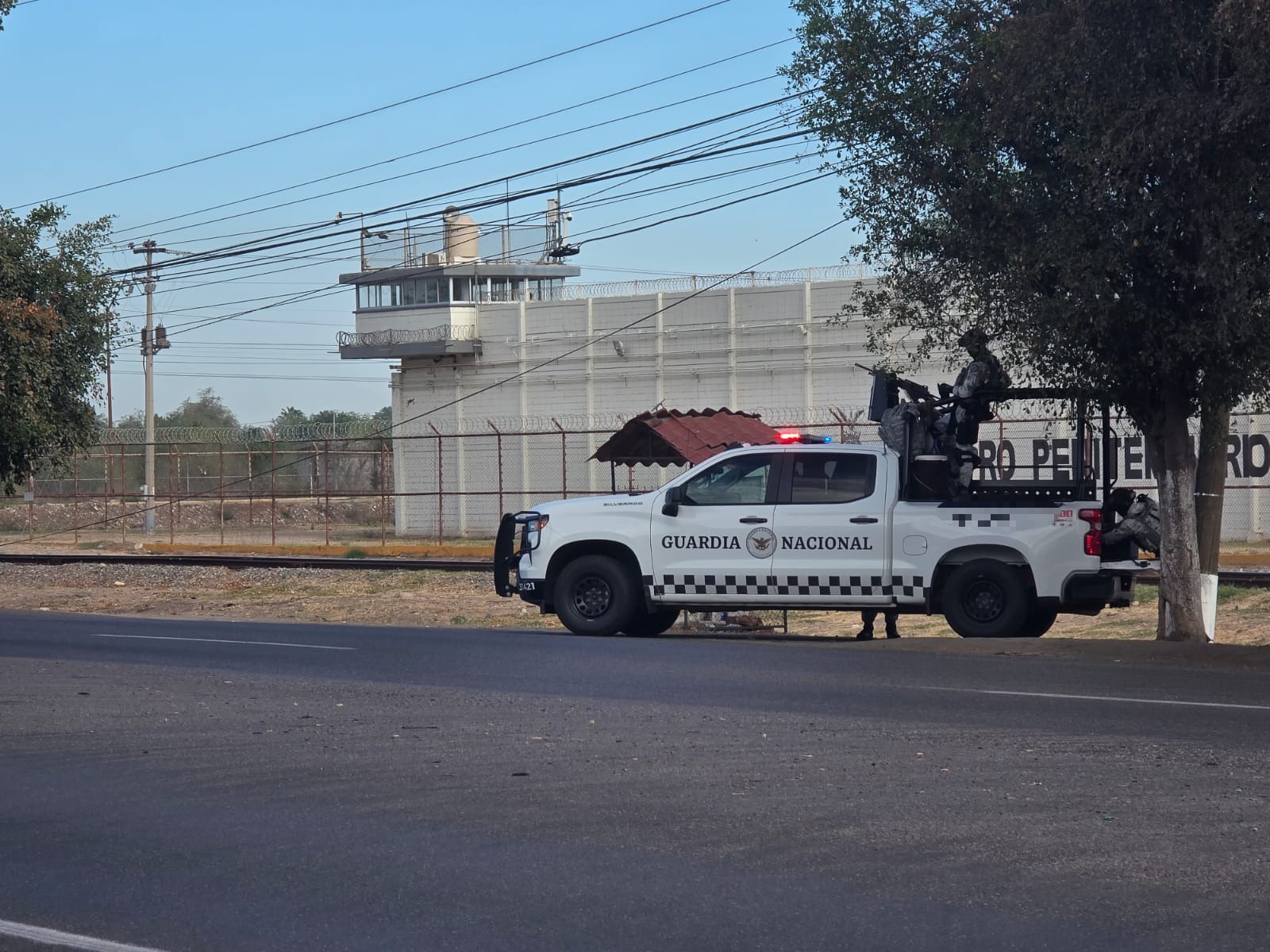 Guardia Nacional en penal de Aguaruto