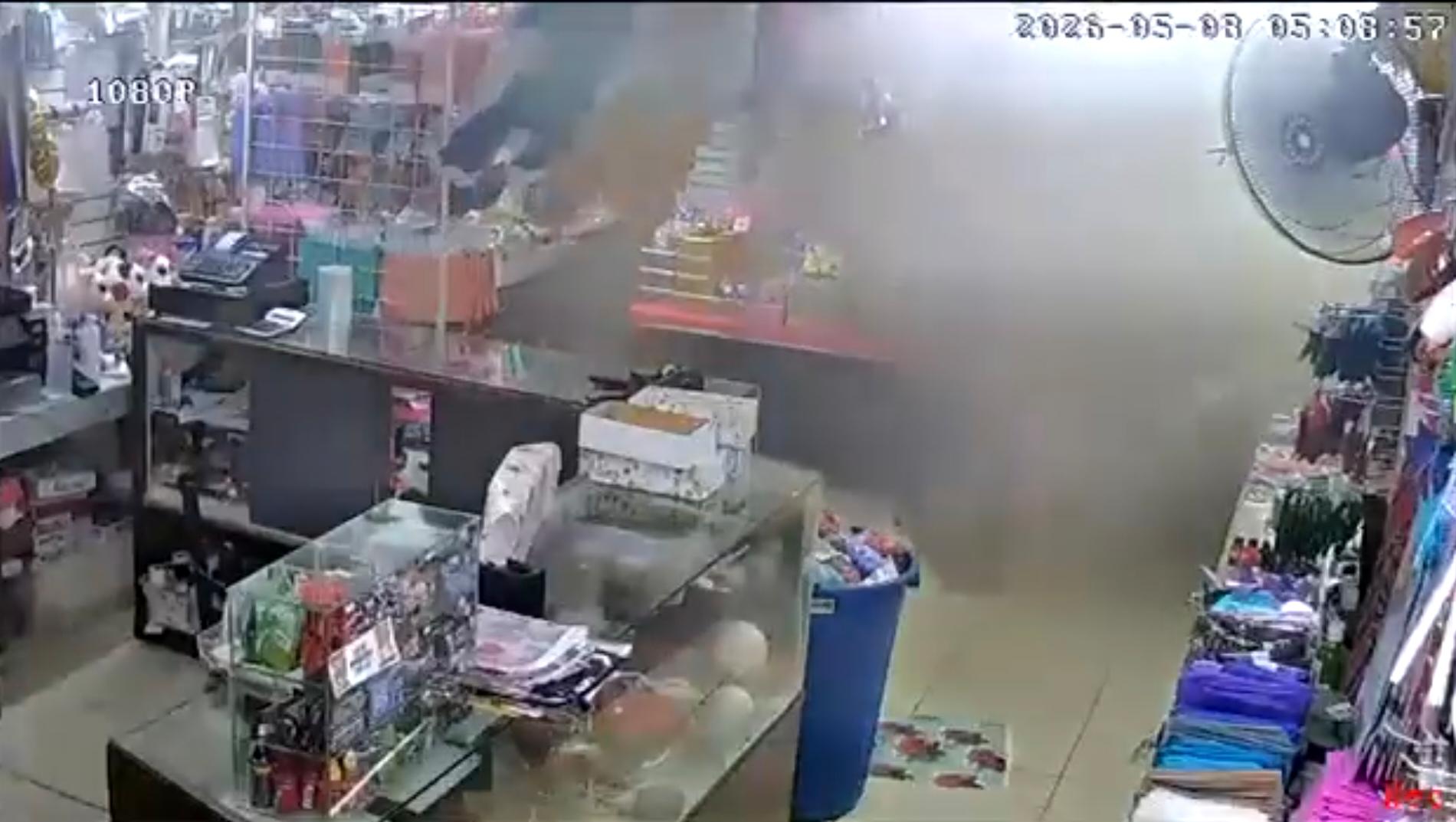 incendio en plaza Las Palmas Los Mochis