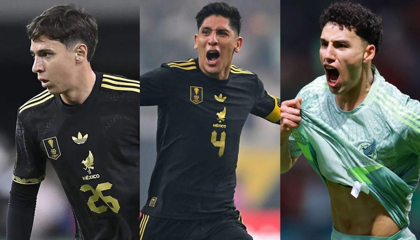 Édson Álvarez, Mateo Chávez y Jorge Sánchez