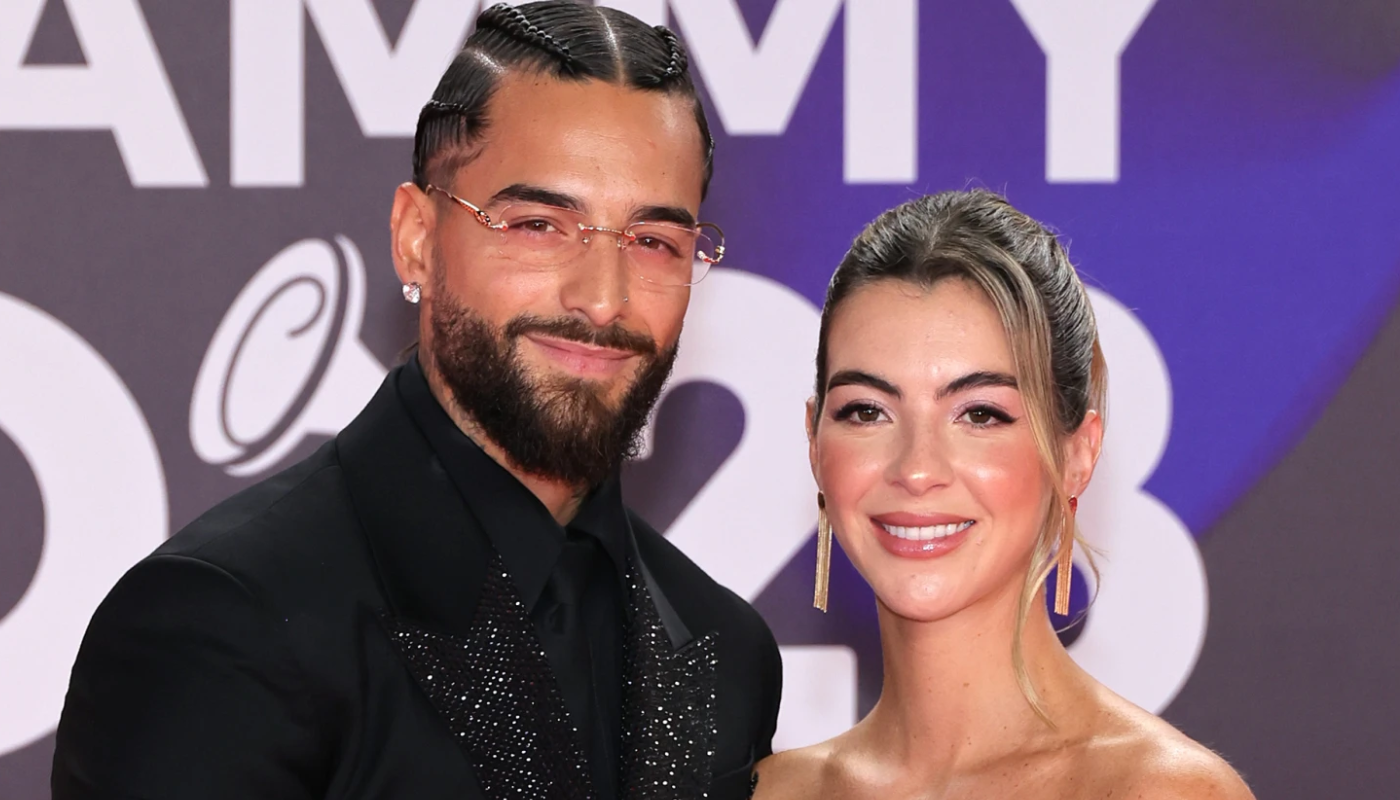 Maluma junto a su esposa Susana Gómez.