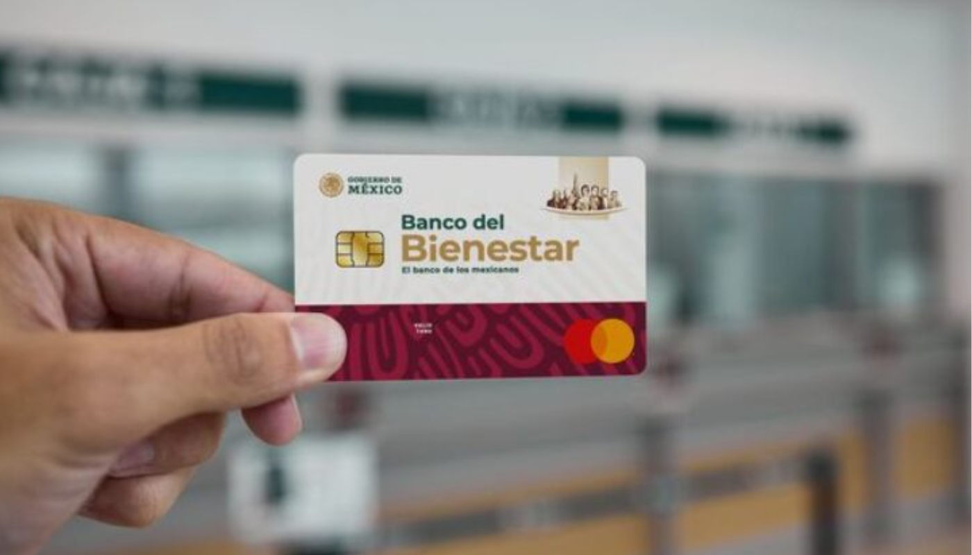 Tarjeta del Banco del Bienestar.
