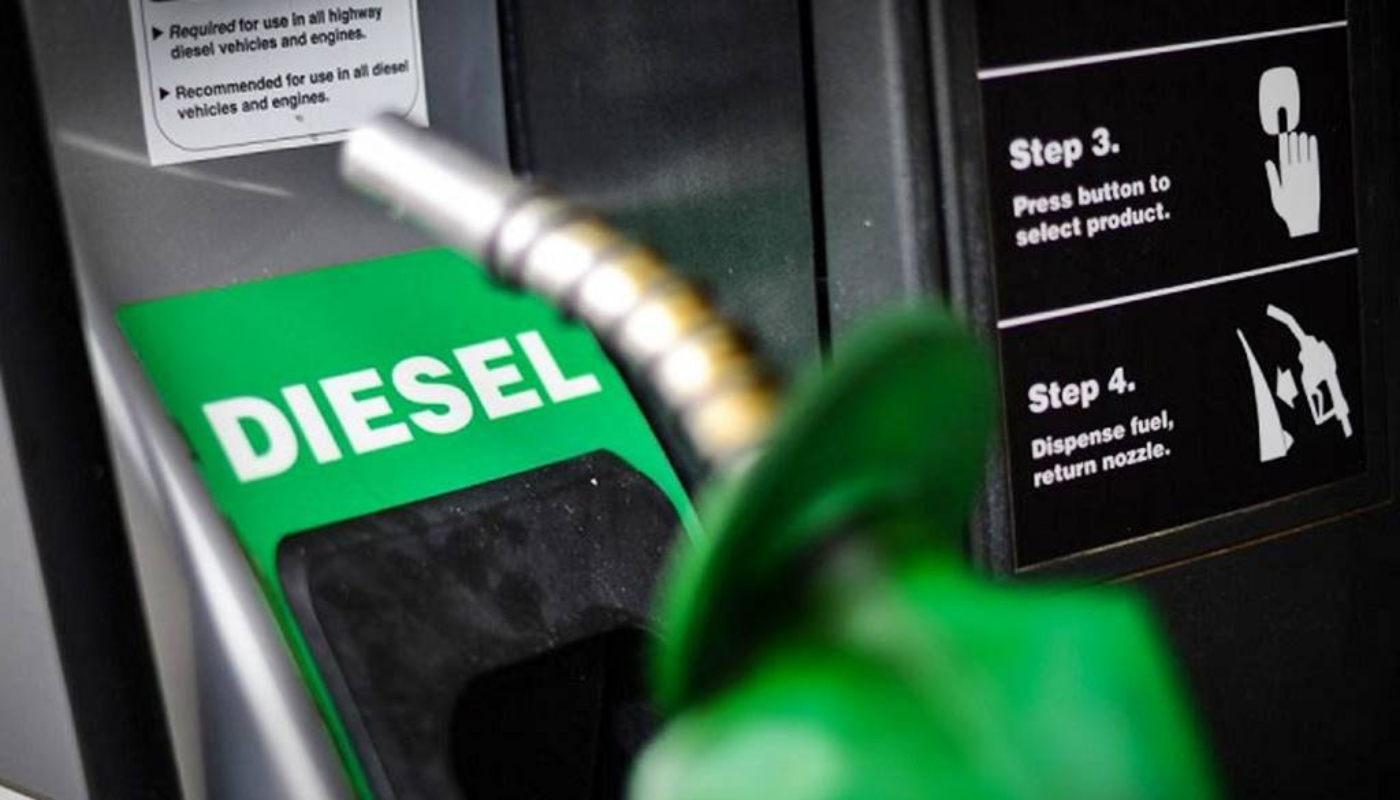 Bomba que despacha diesel