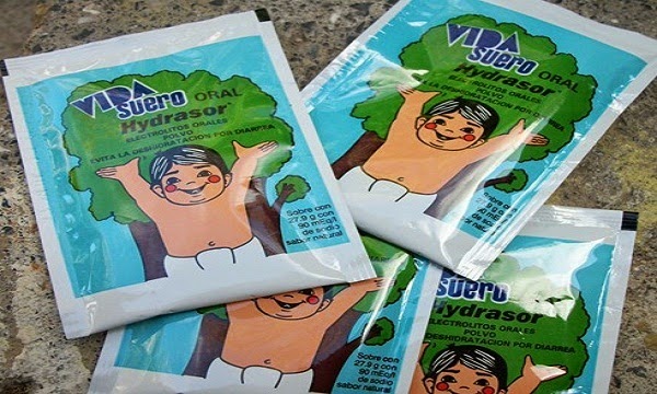 Sobres de suero Vida Oral.