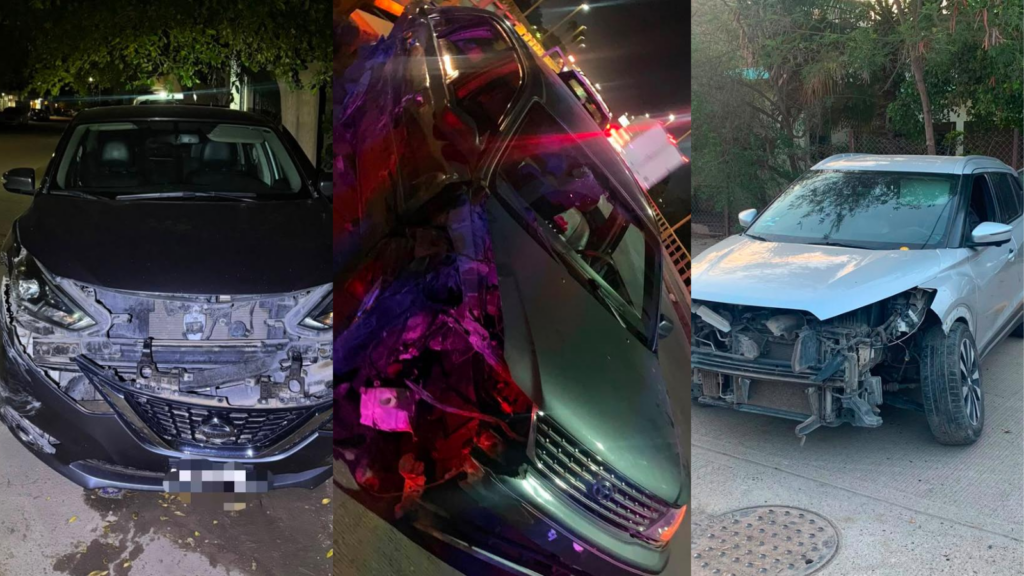 Tres accidentes viales más registrados durante la madrugada de este domingo