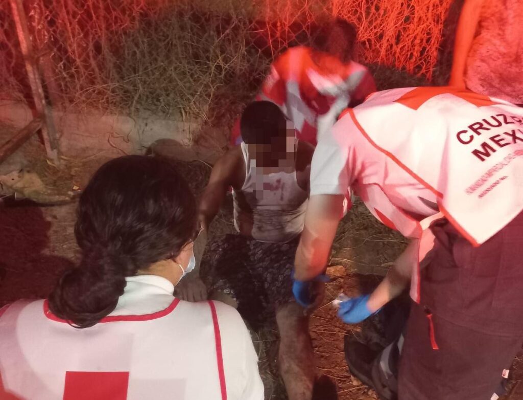 Un joven guerrerense terminó lesionado luego de derrapar en una motocicleta