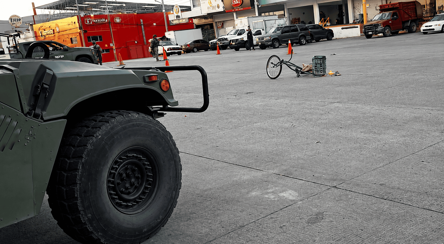 Accidente ciclista atropellado en Culiacán