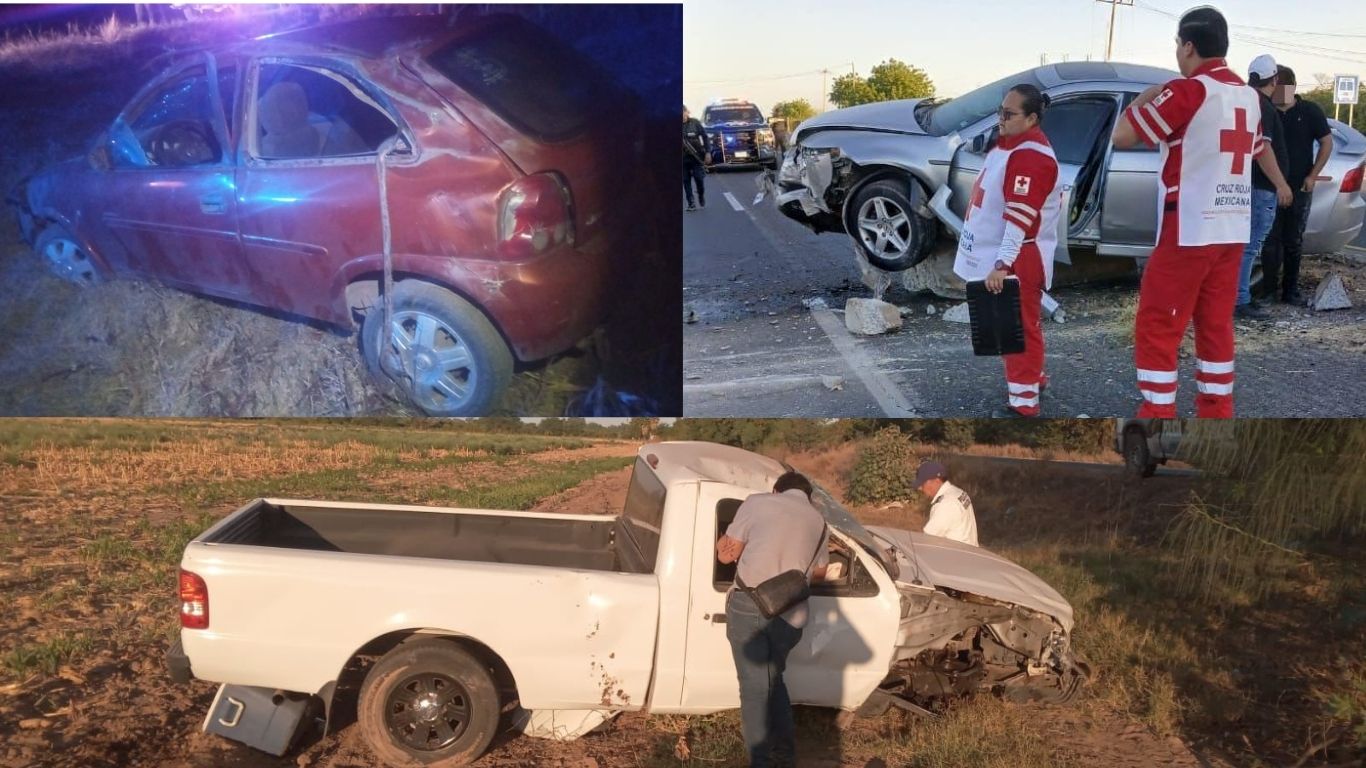 collage de fotos de accidentes de automóviles