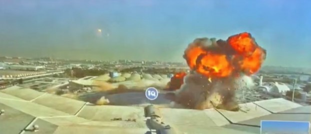 Dron iraní impacta contra el Aeropuerto Internacional de Kuwait y dprovoca explosión: VIDEO