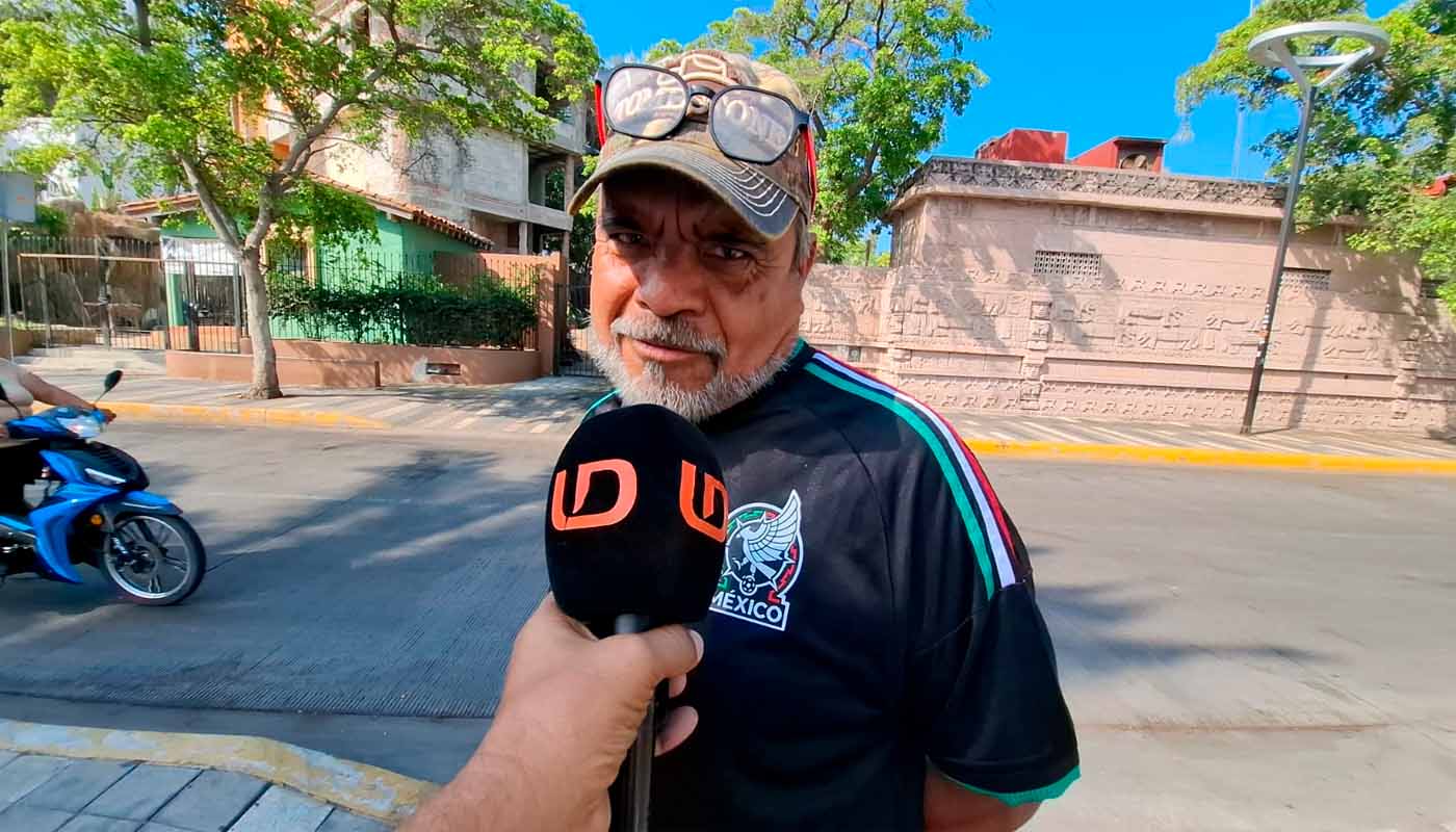 Aficionado de la selección Nacional de Futbol en Mazatlán