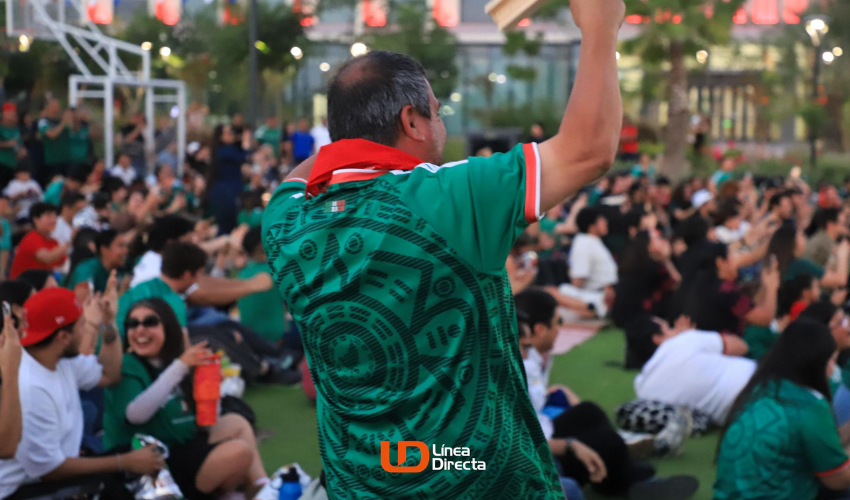 Aficionados de la selección mexicana en Culiacán