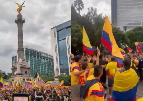 Más de 3 mil aficionados colombianos se toman la CDMX previo a su debut en el Mundial 2026