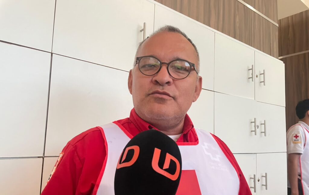 Alan Francisco Rangel Tordecillas, coordinador de socorros de Cruz Roja en Sinaloa