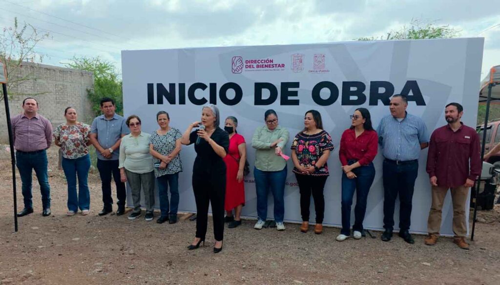 Alcaldesa Salvador Alvarado en inauguración de obras