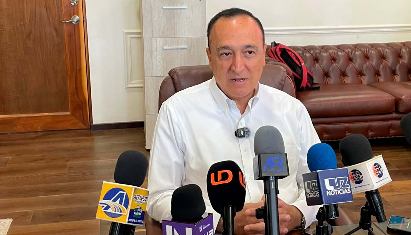 Antonio Menéndez habla sobre diálogo con manifestantes por proyectos de sobre GPO y Mexinol