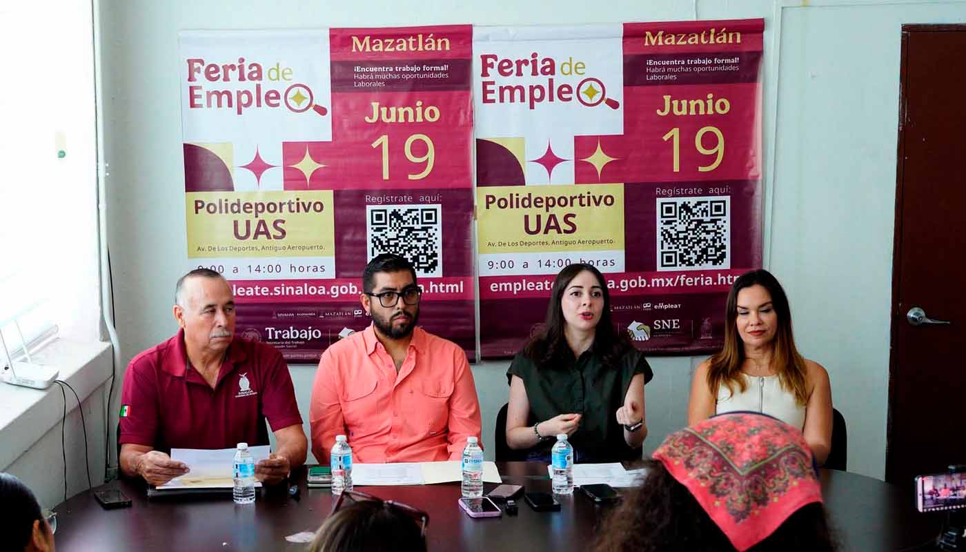Anuncian feria del empleo en Mazatlán
