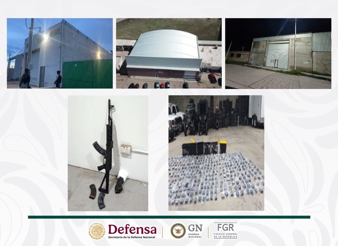 Aseguran 46 vehículos, inmuebles y armamento durante operativo de seguridad en Durango