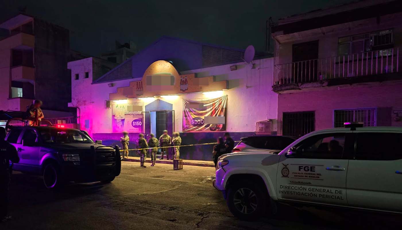 Asesinan a balazos a hombre dentro de bar en Culiacán