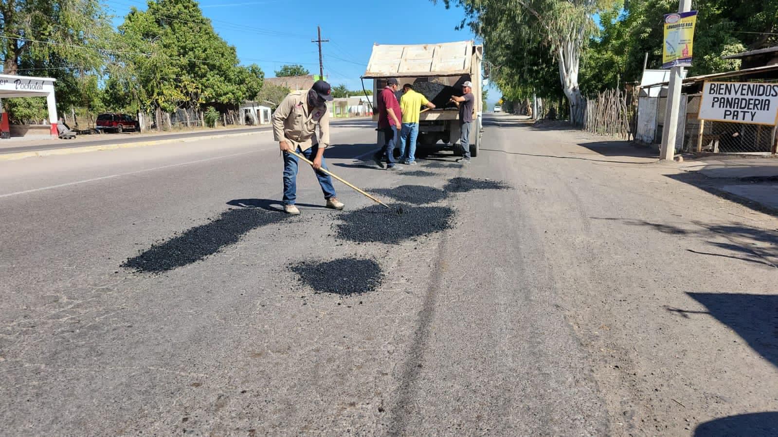 Encarpetado asfáltico en carretera
