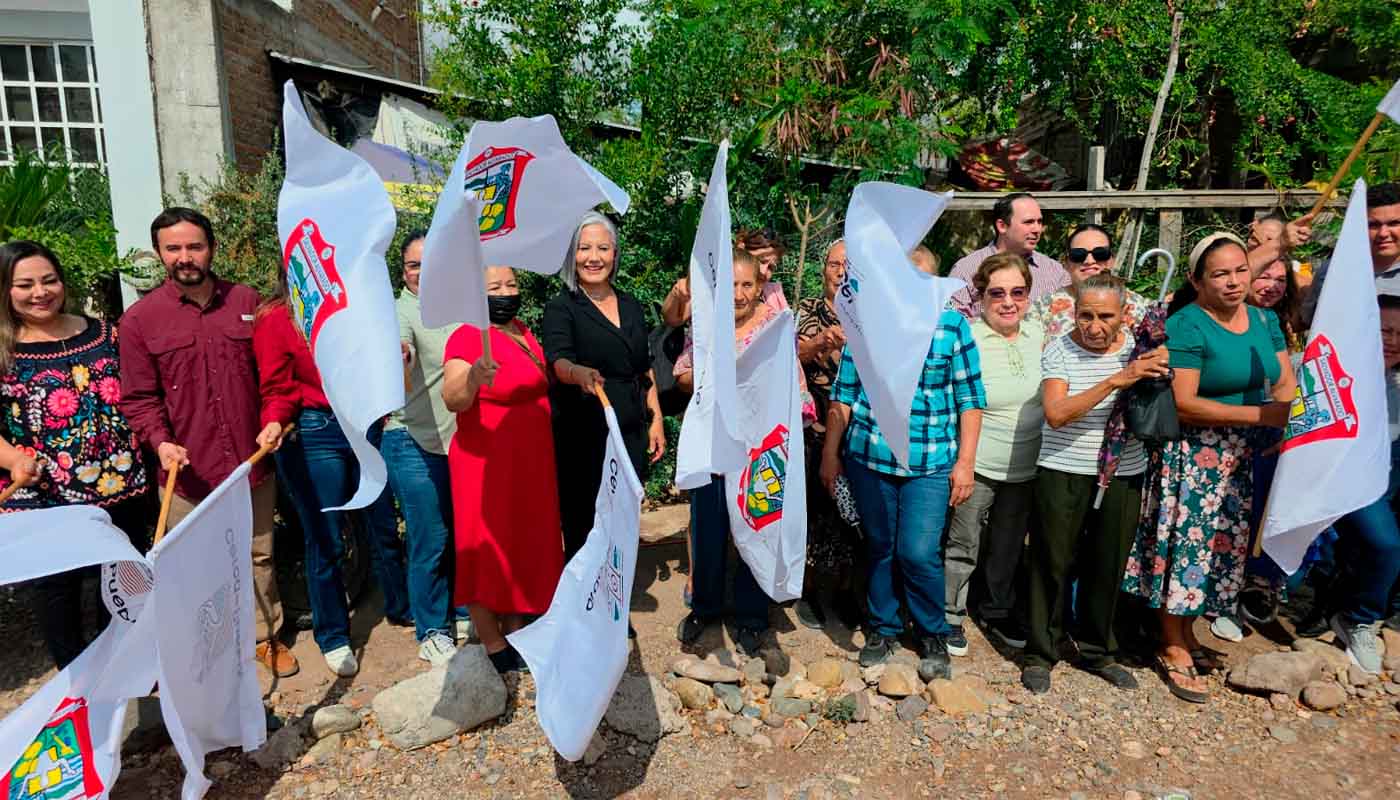 Banderazo de obras en Salvador Alvarado