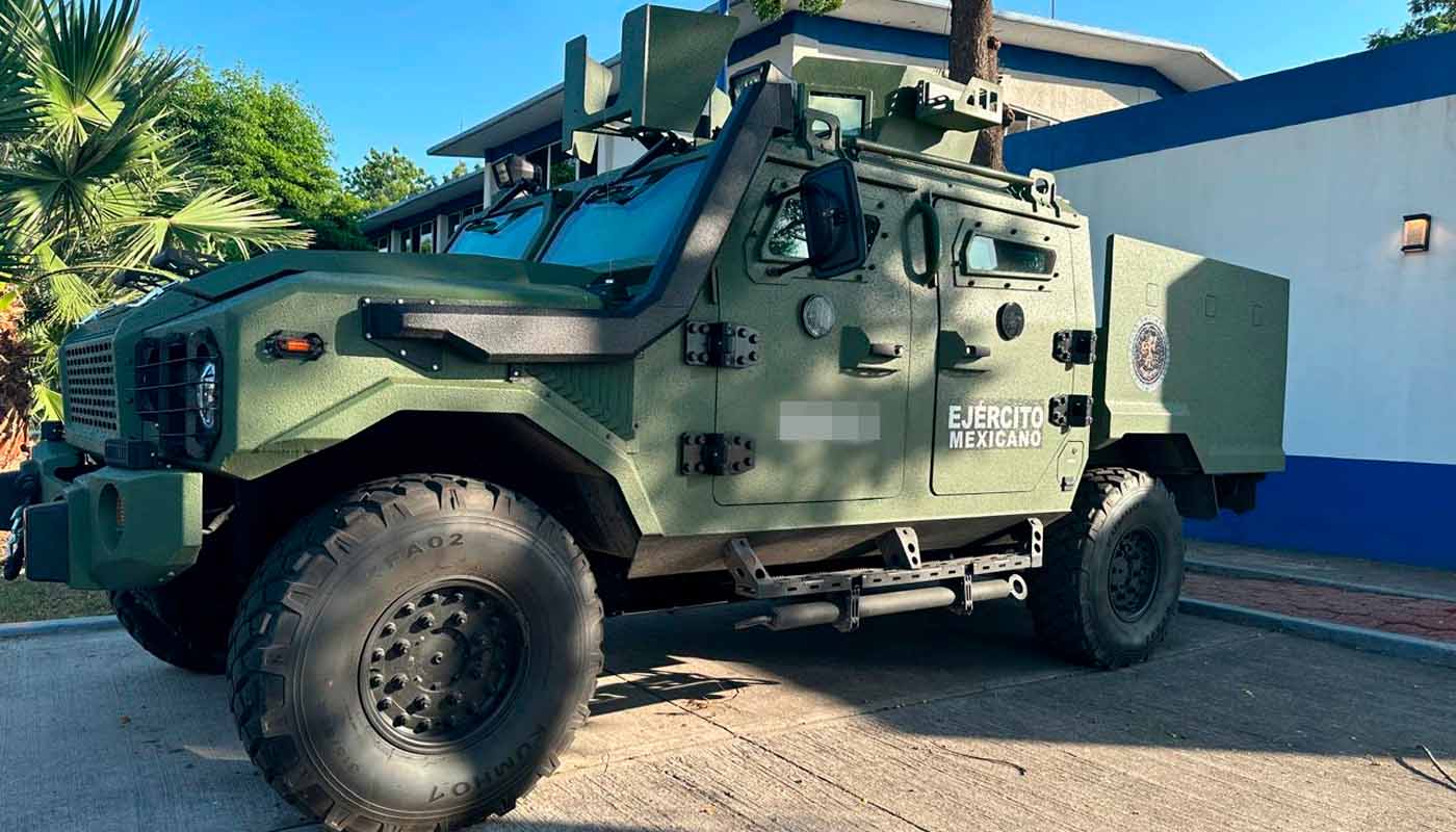 Vehículo blindado Ocelotl del Ejército Mexicano
