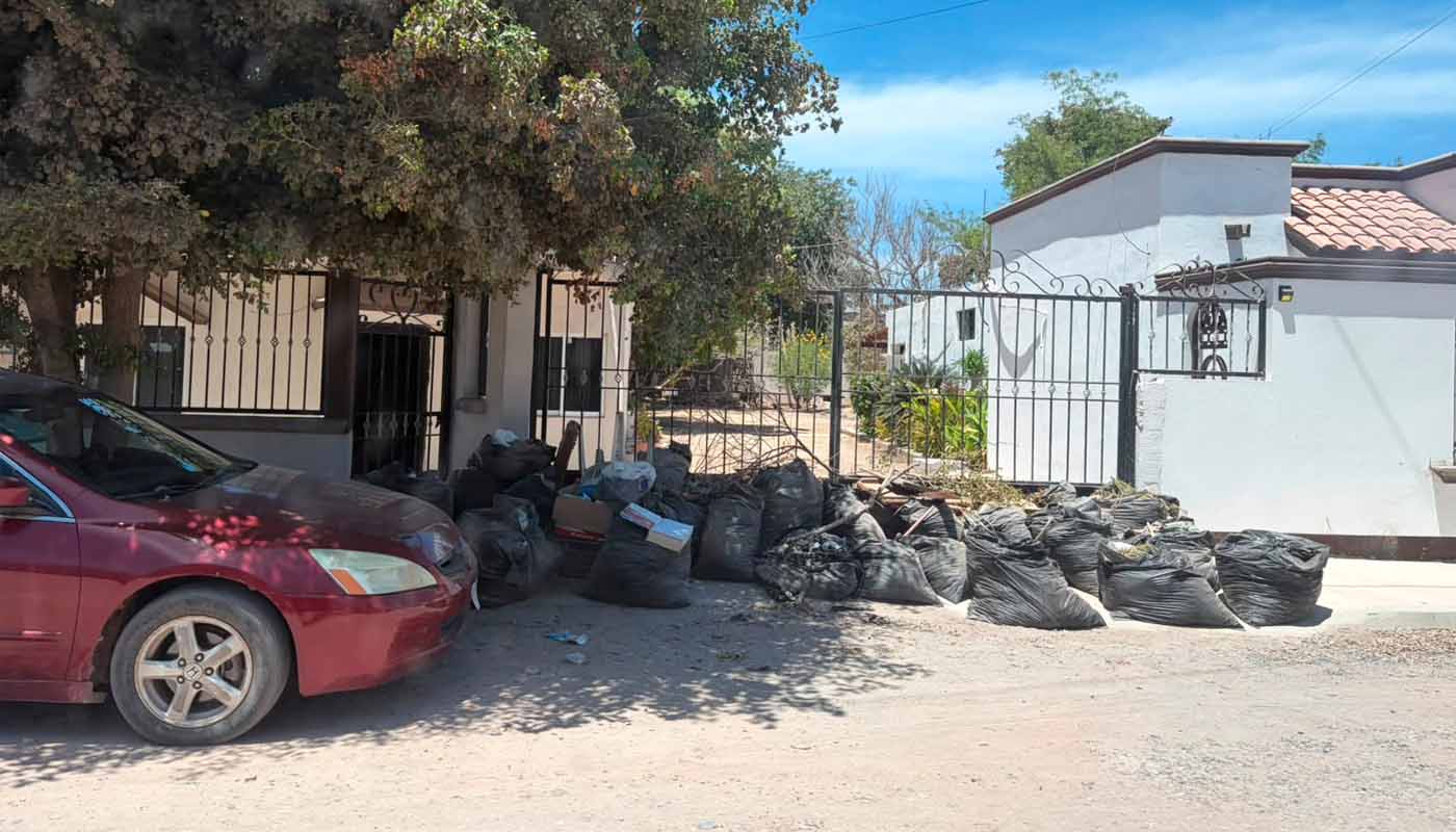Bolsas de basura en Juan José Ríos