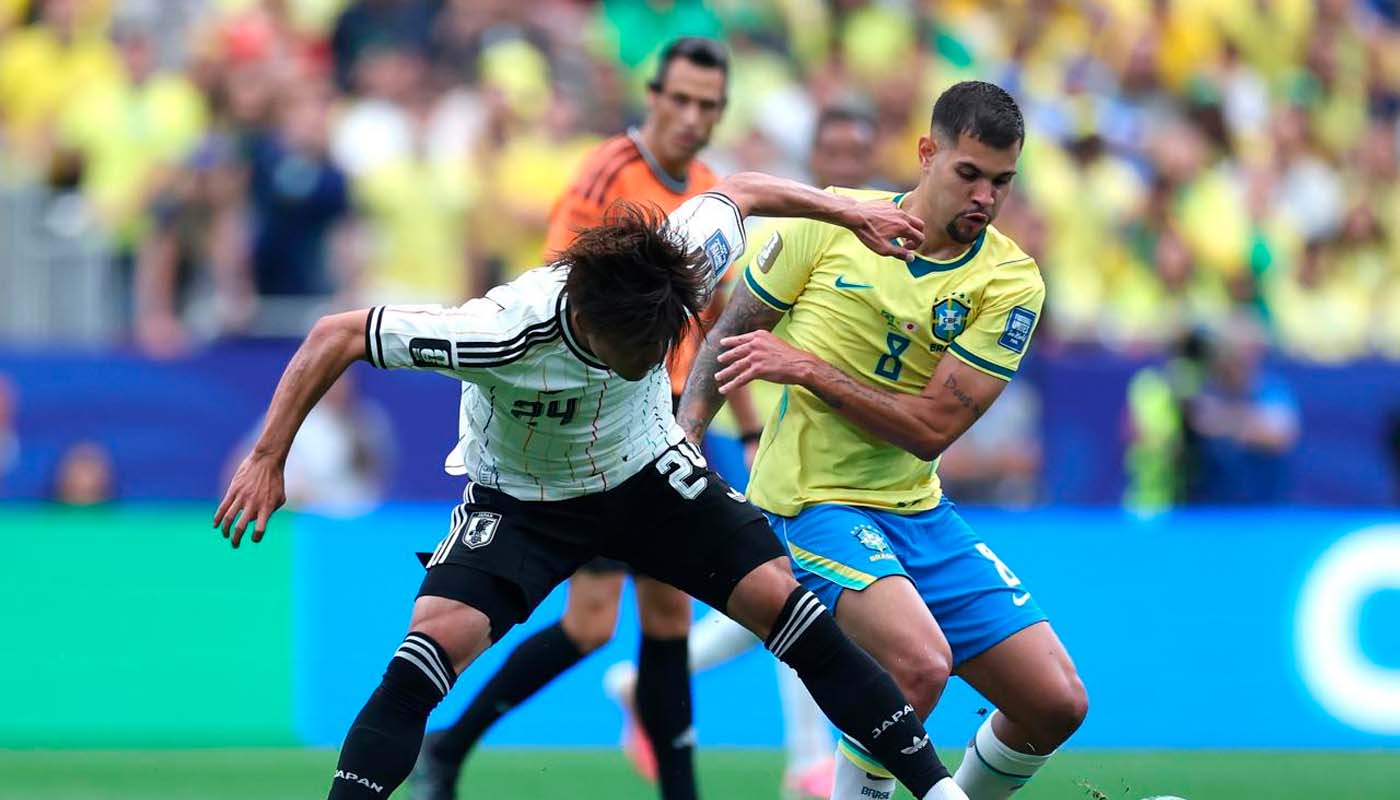 Brasil vence a japón