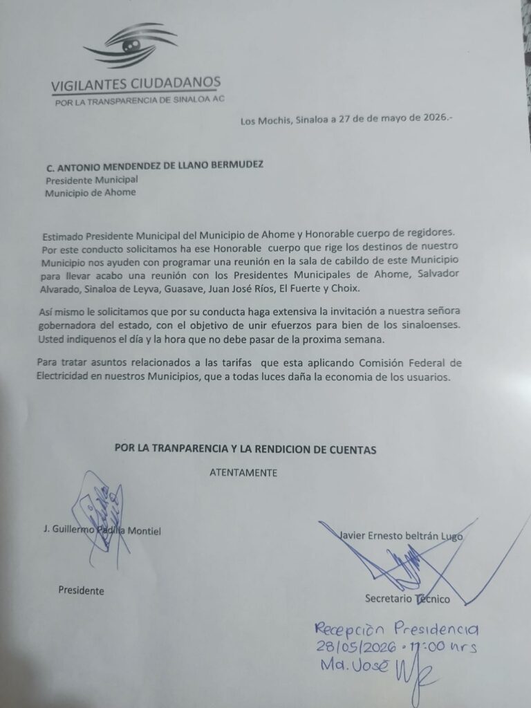 Documento escrito sobre convocatoria para la CFE