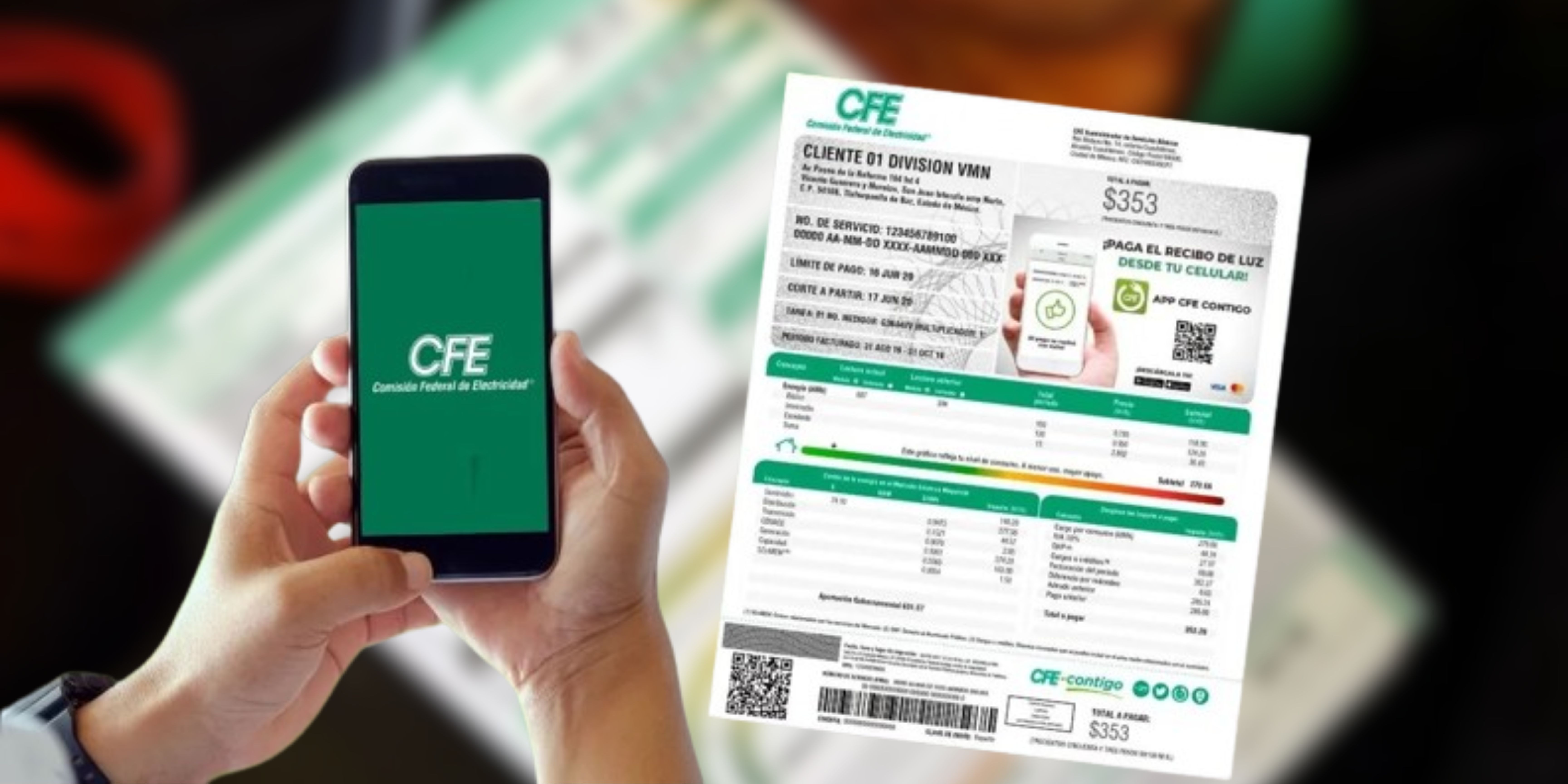 ¿Extraviaste el recibo de luz? Te contamos cómo pagarlo la app CFE Contigo
