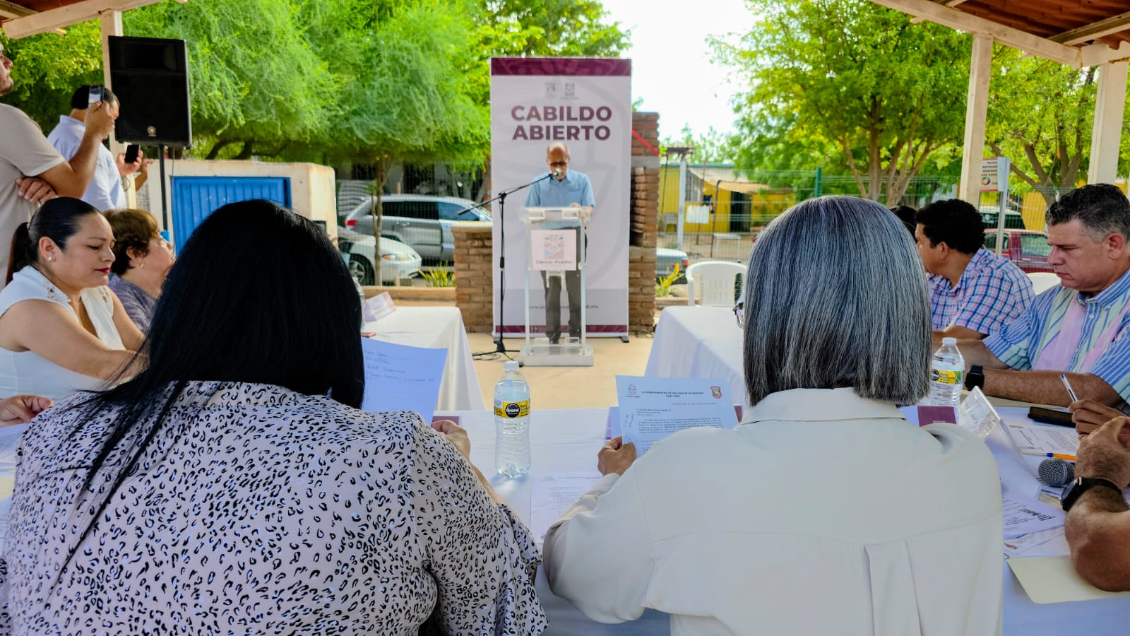 Novena sesión de Cabildo Abierto en el fraccionamiento Los Ángeles.