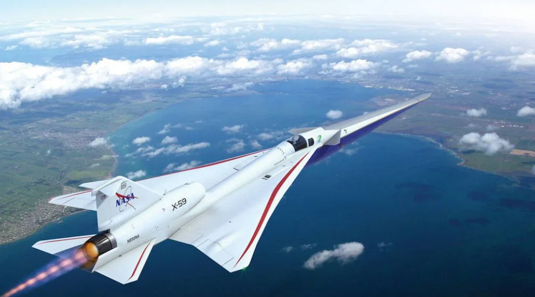 El avión silencioso X-59 de la NASA alcanza velocidad supersónica