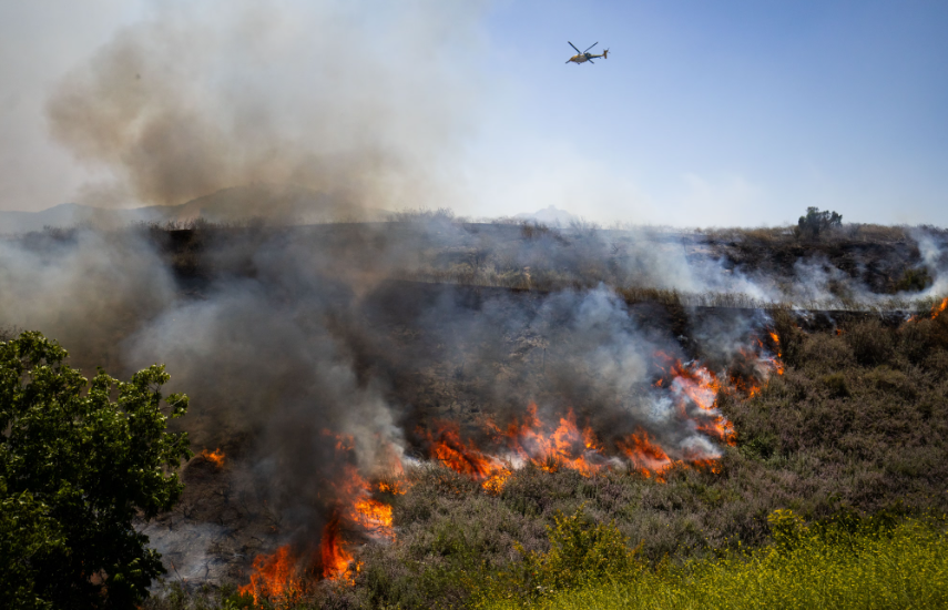 Incendio forestal en California