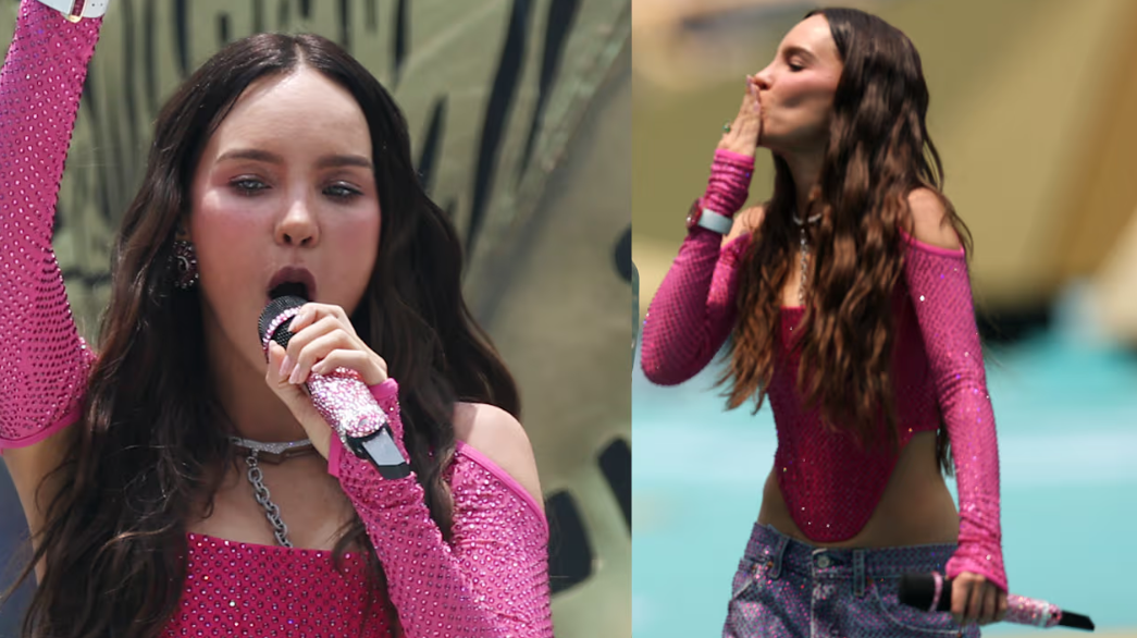 El impactante look de Belinda en el Mundial 2026: más de 80 mil cristales en su atuendo