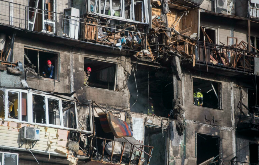 Bombardeo ruso sobre Kiev deja al menos cuatro muertos y más de 20 heridos