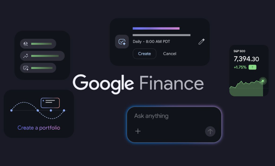Google Finance se renueva con inteligencia artificial y lanza aplicación para Android
