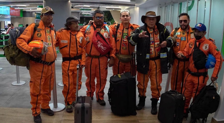 Los Topos de México llegan a Venezuela para apoyar en las labores de rescate