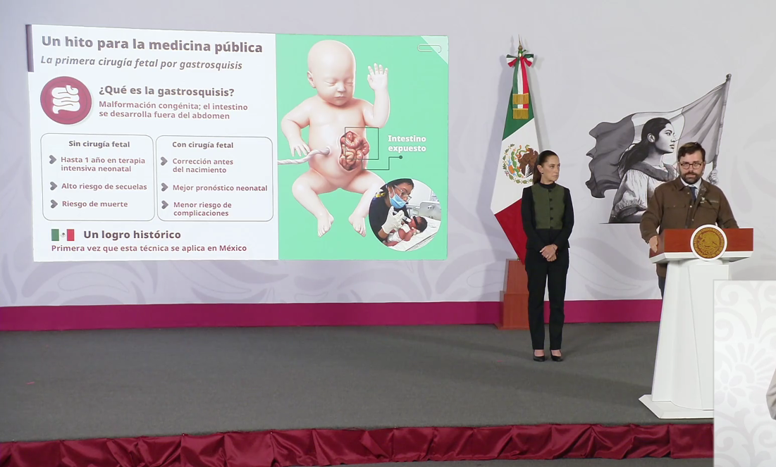 Alejandro Svarch y Claudia Sheinbaum
