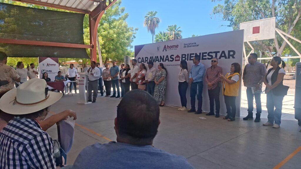 Mampara con Caravana del bienestar