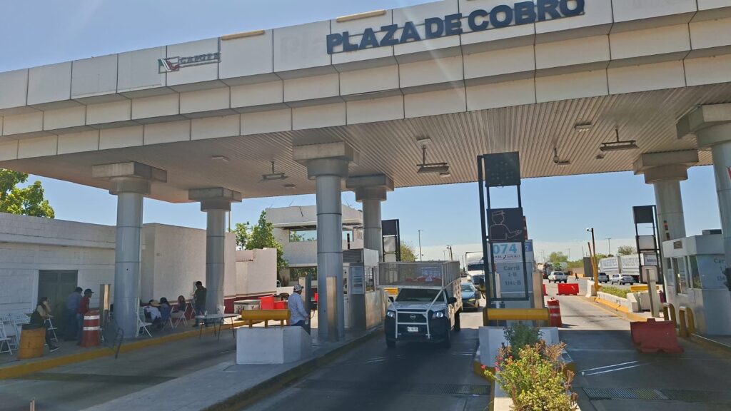 Caseta de cobro en Sinaloa.