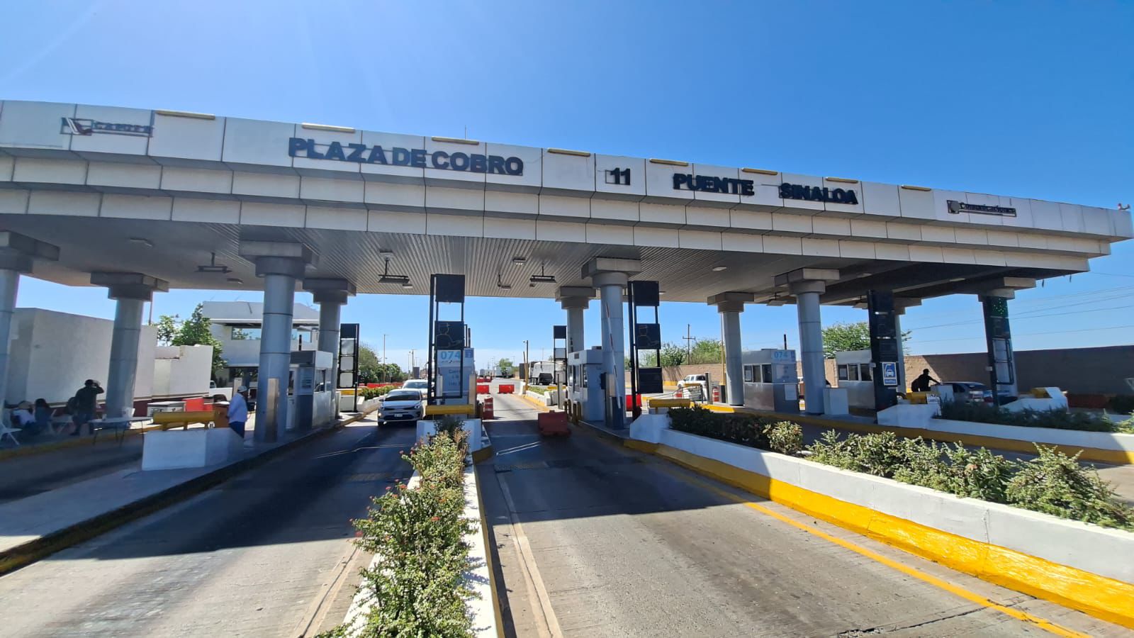 Caseta de cobro en Sinaloa.