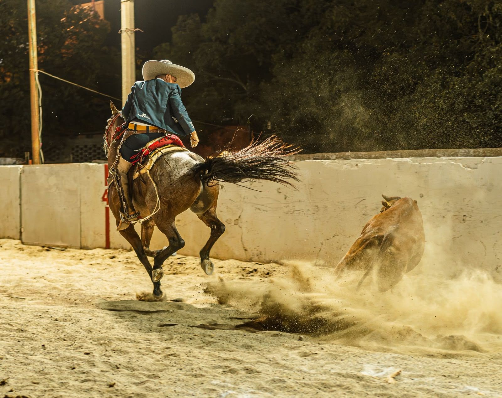 Presentación de la Gran Charreada en Mazatlán.