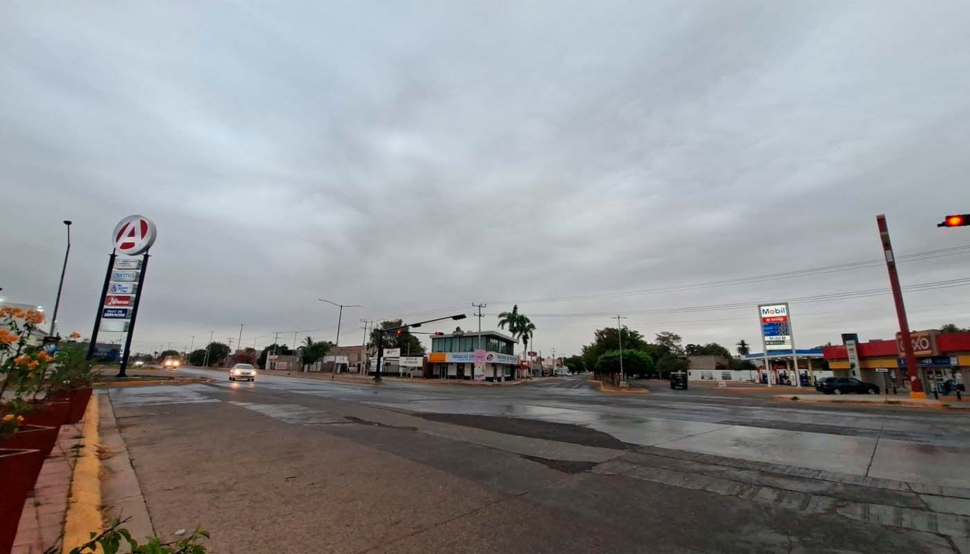 Cielo nublado en Guasave, Sinaloa