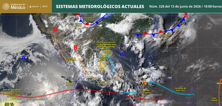 Checa el pronóstico: condiciones del clima para la noche de este sábado y la madrugada del domingo