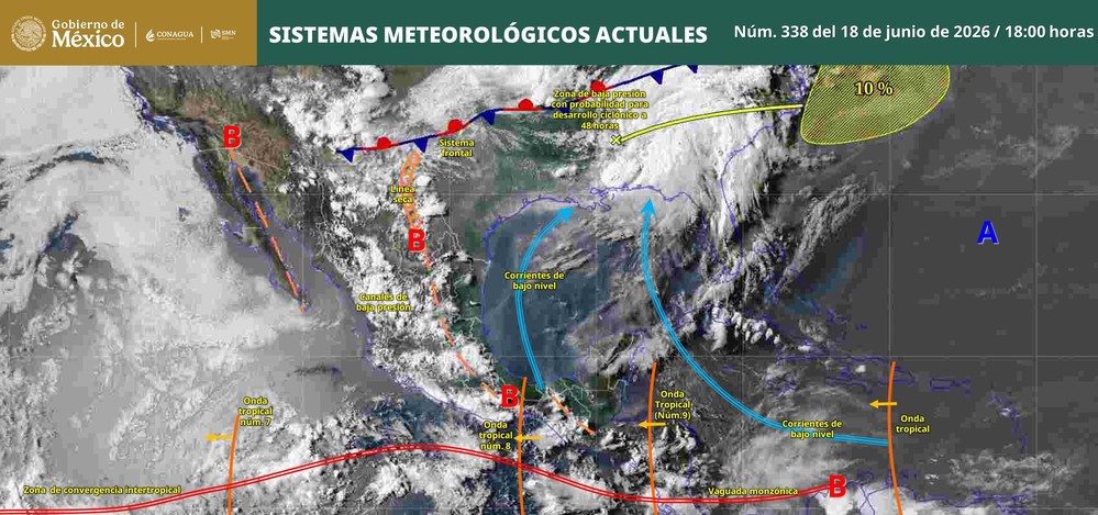 Lluvias y vientos fuertes: checa las condiciones del clima para la noche de este jueves