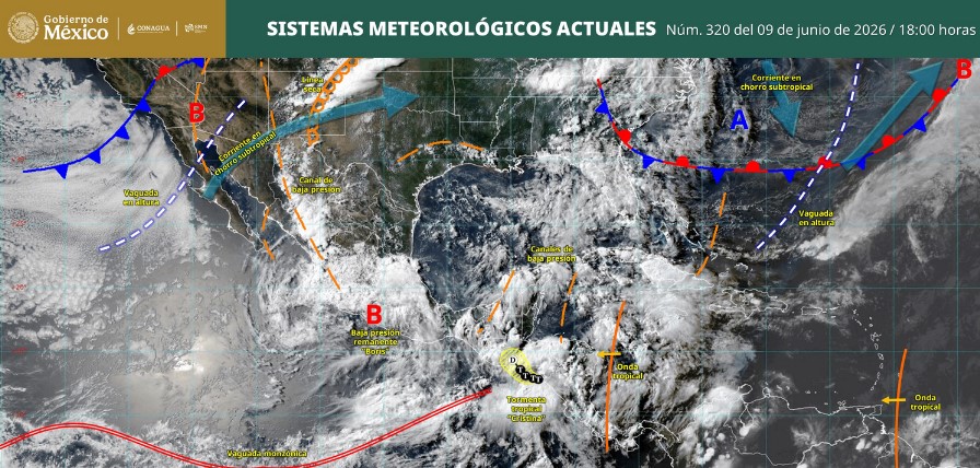 Clima en la noche de este martes 9 de junio ¡Checa los detalles del pronóstico!